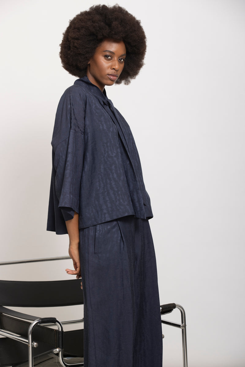 HALLIDAY donkerblauwe bloes