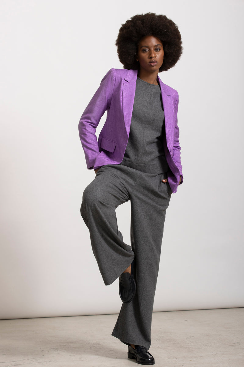 HASHY donkergrijze top