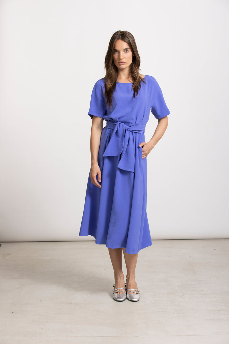 KILLS diepblauwe jurk