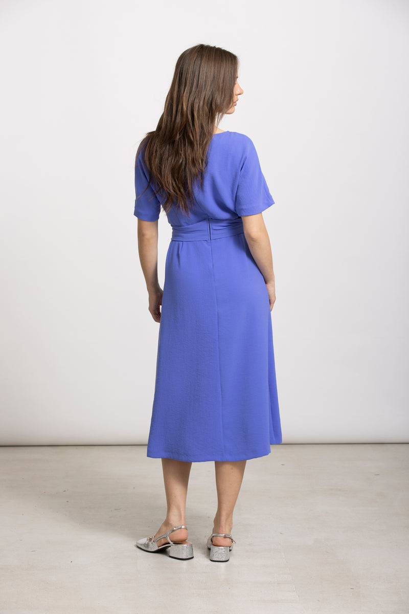 KILLS diepblauwe jurk