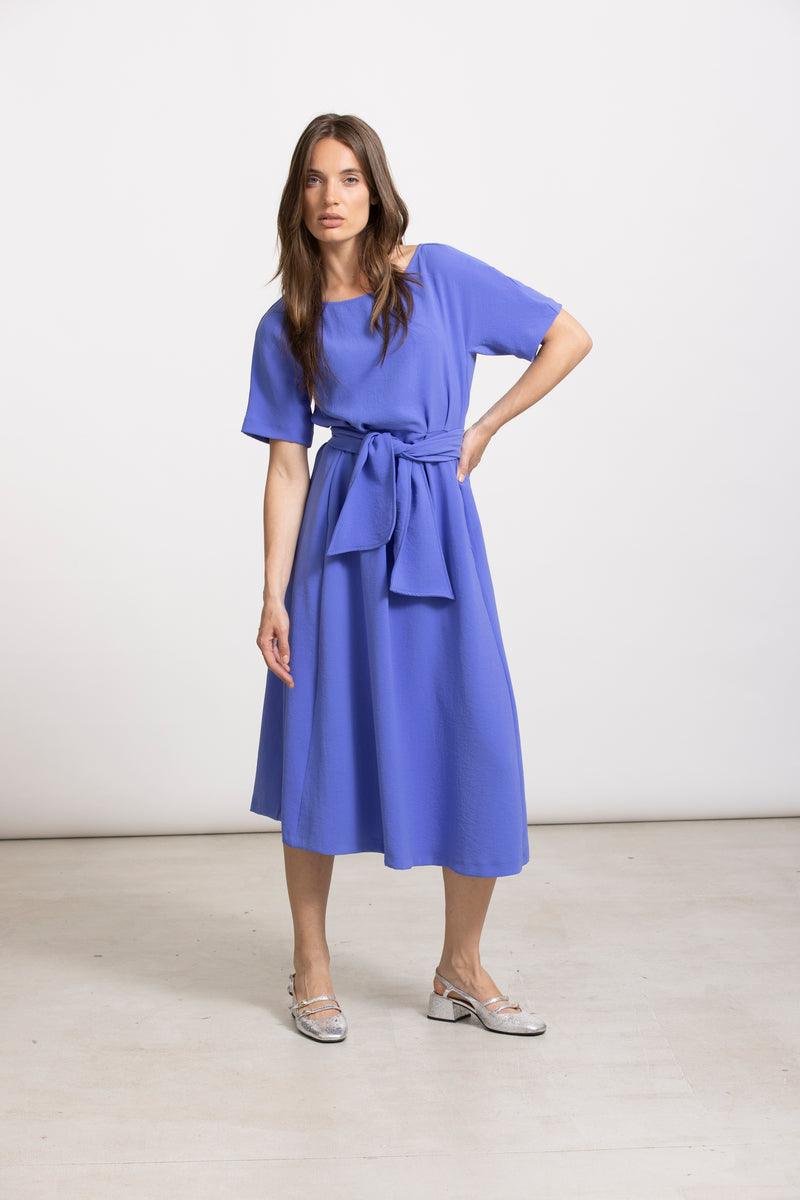 KILLS diepblauwe jurk