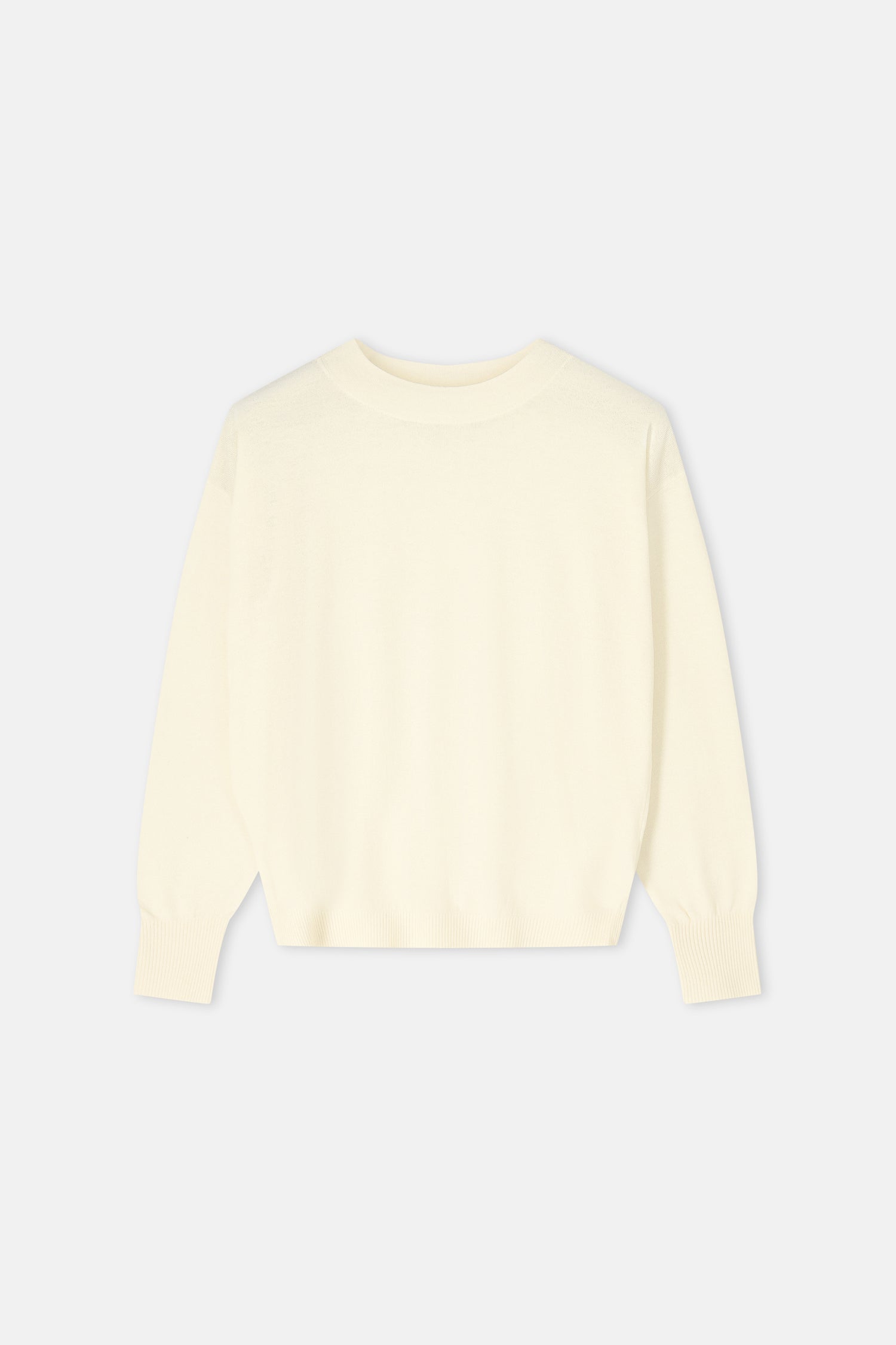 LEGAS ronde hals trui ecru