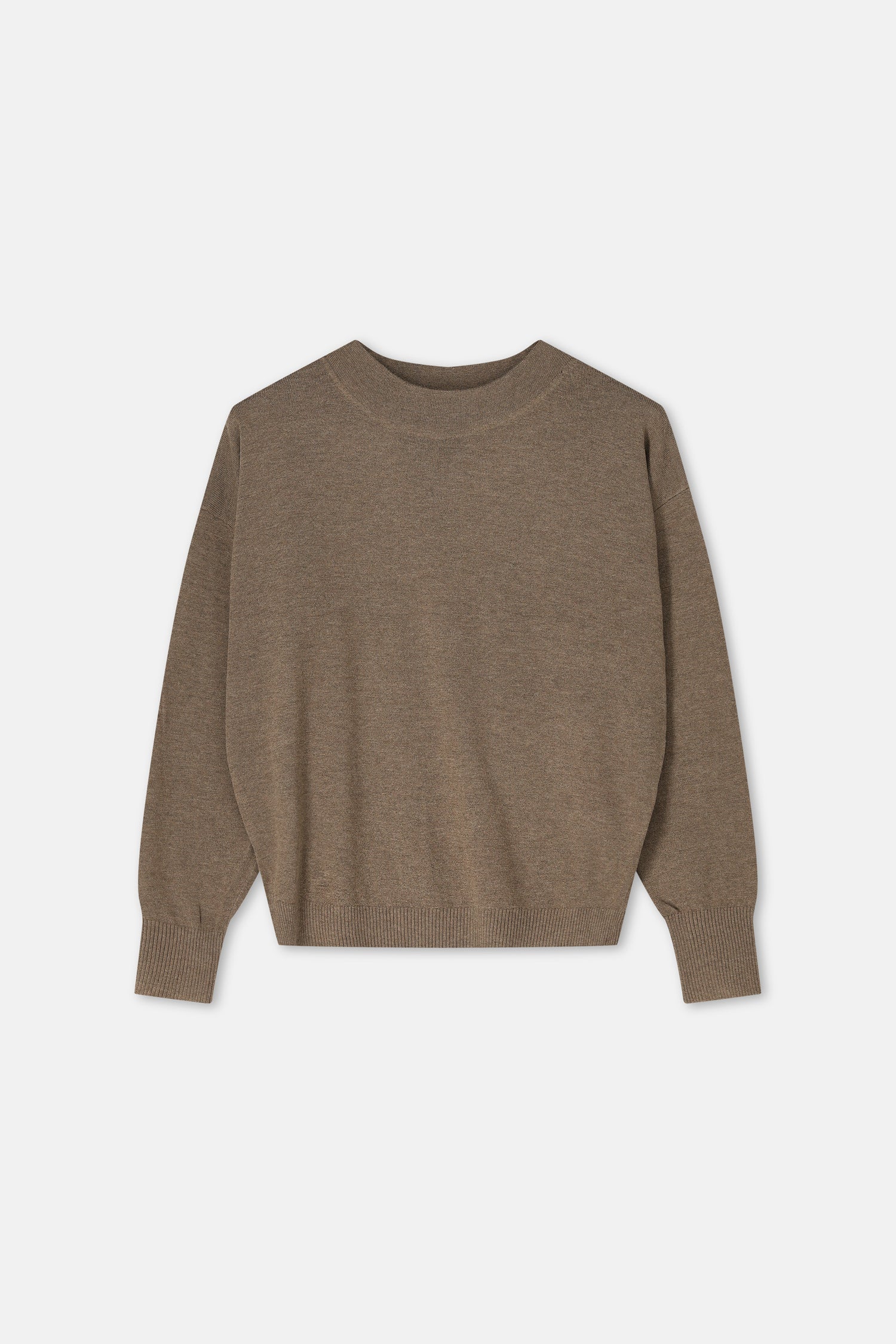 LEGAS ronde hals trui taupe