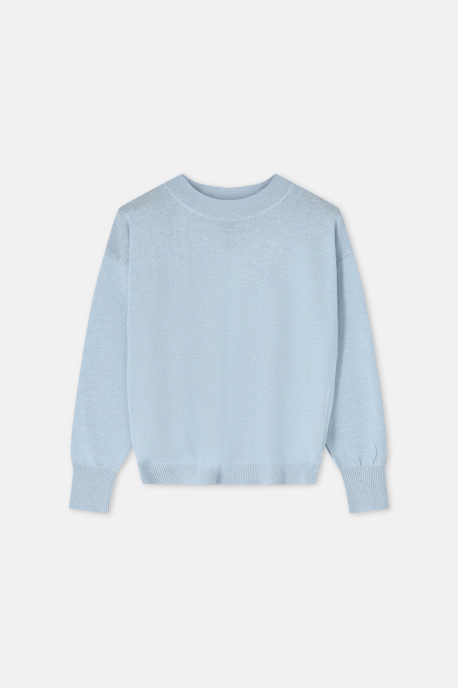 LEGAS ronde hals trui lichtblauw