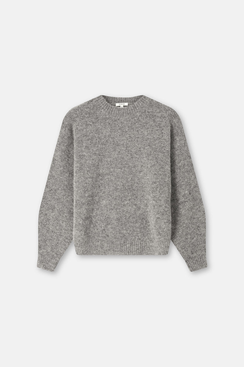LEGIAN round-neck sweater silver grey