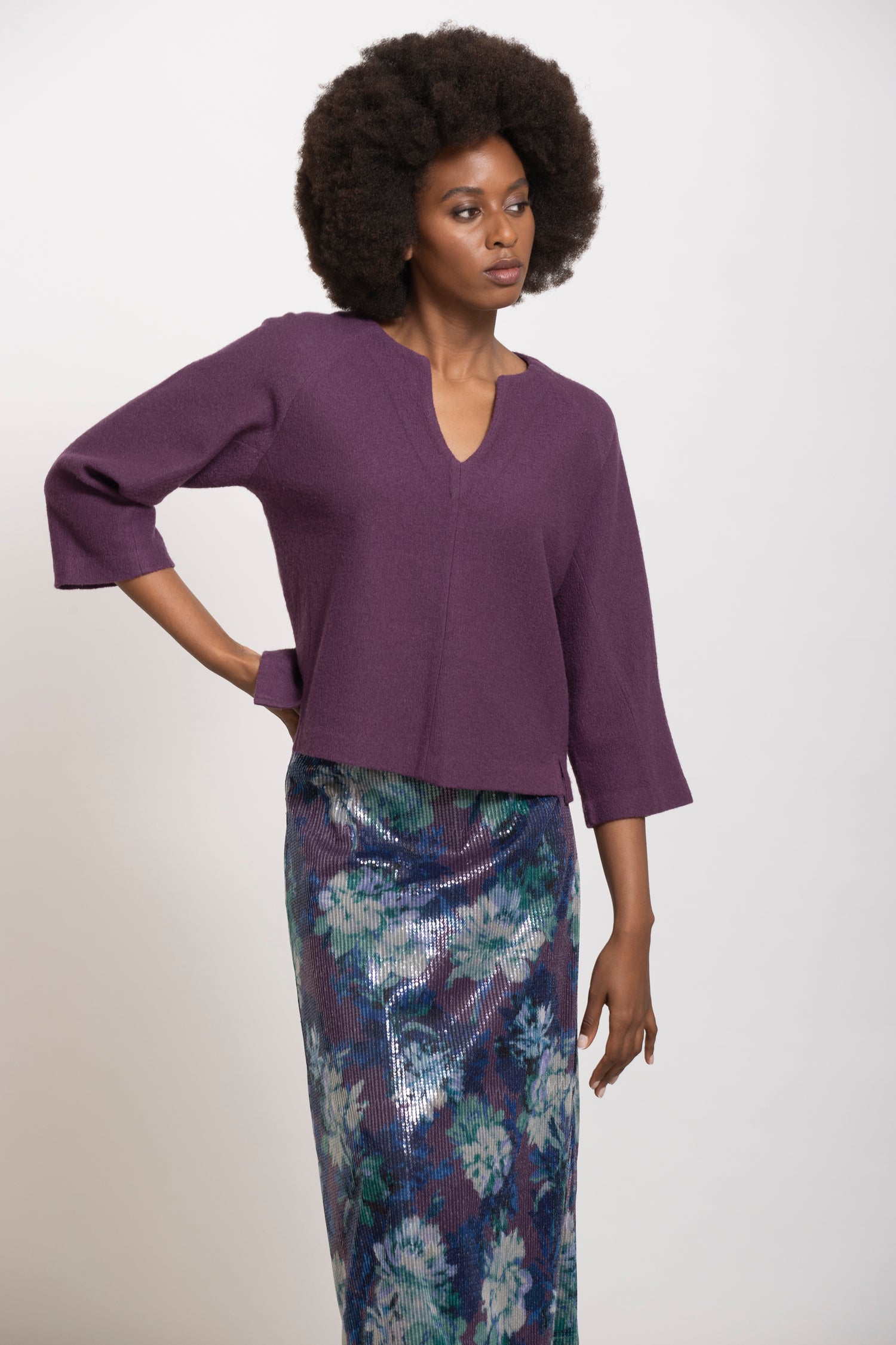 LONDRA tuniek trui bordeaux