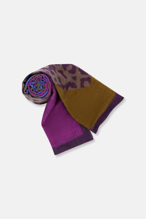 Sjaal patchwork print