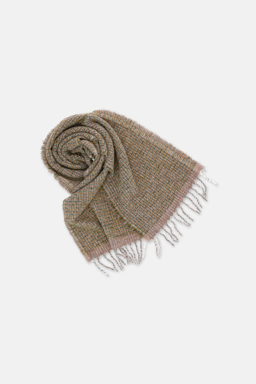 Gestreepte sjaal groen