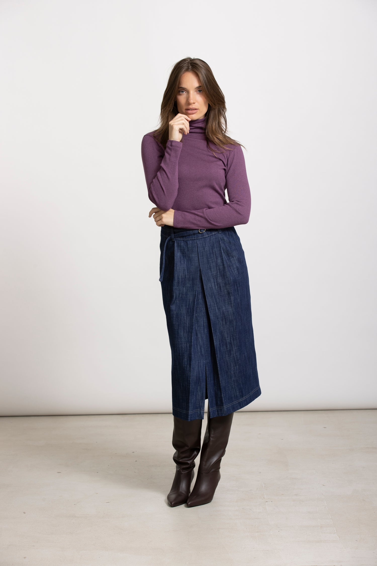 SEPUL sous-pull bordeaux