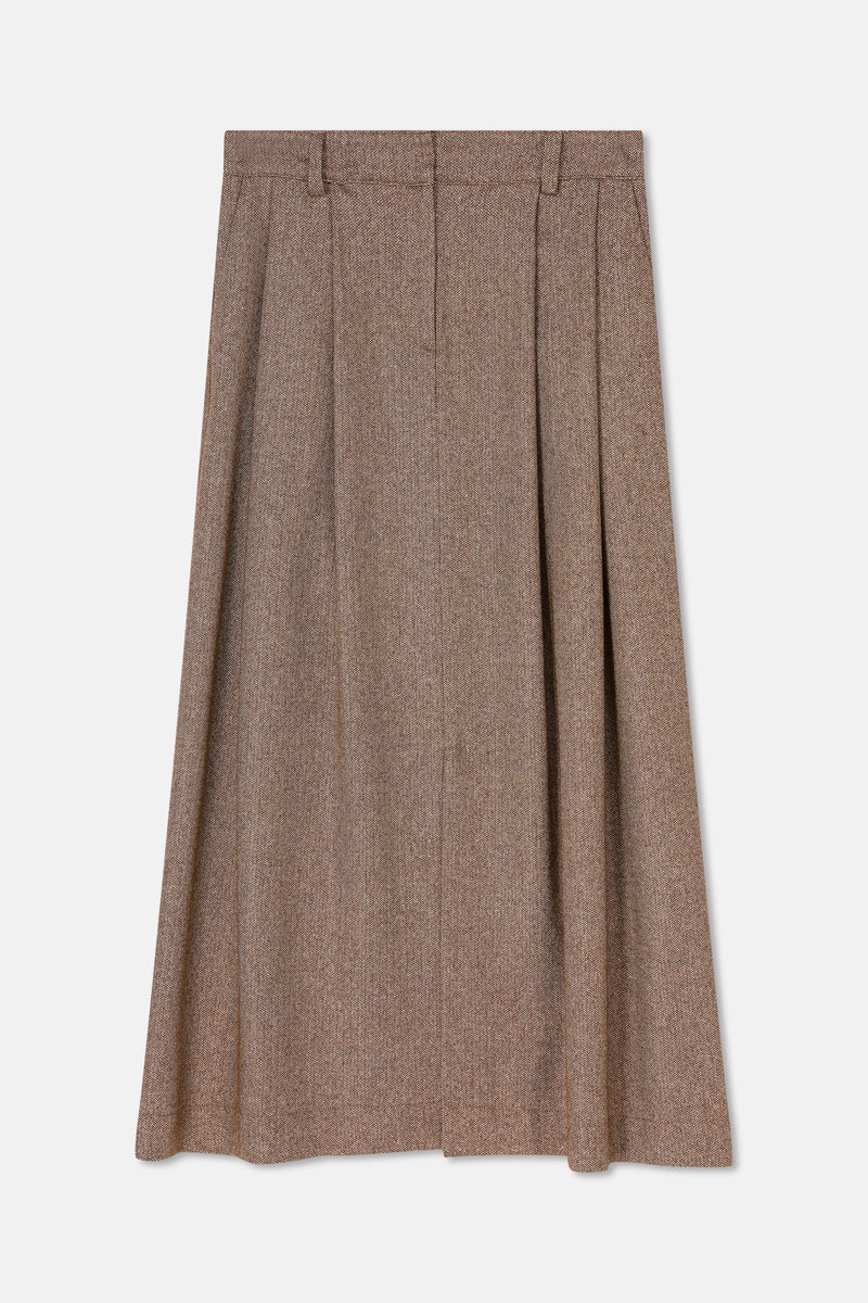 TOMSON bordeaux lurex rok