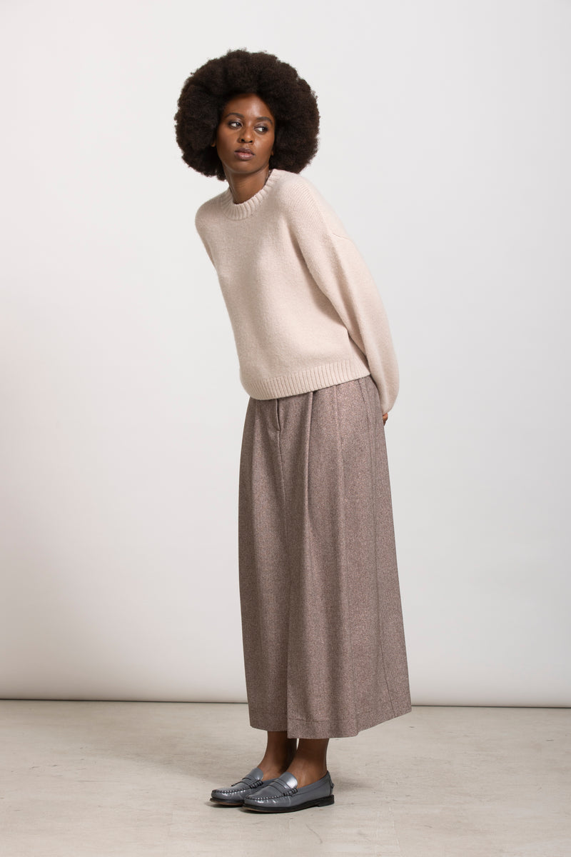 TOMSON bordeaux lurex rok