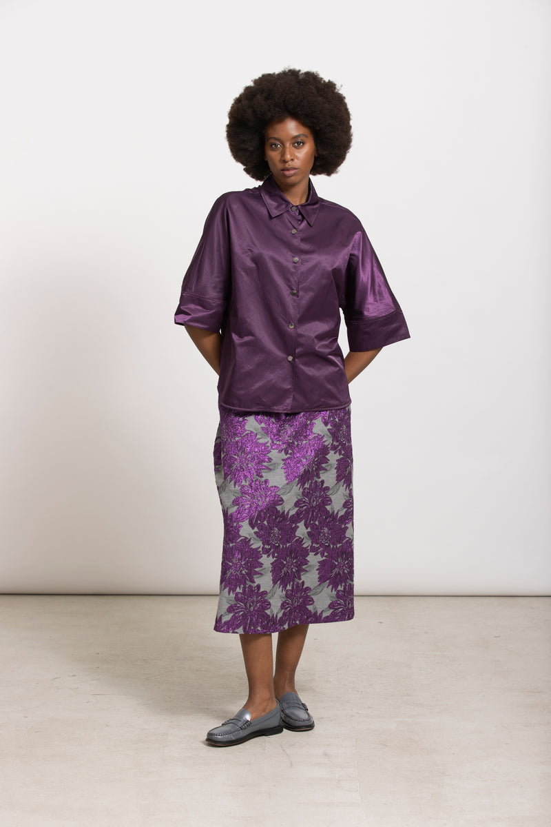 TUA grijze rok met print