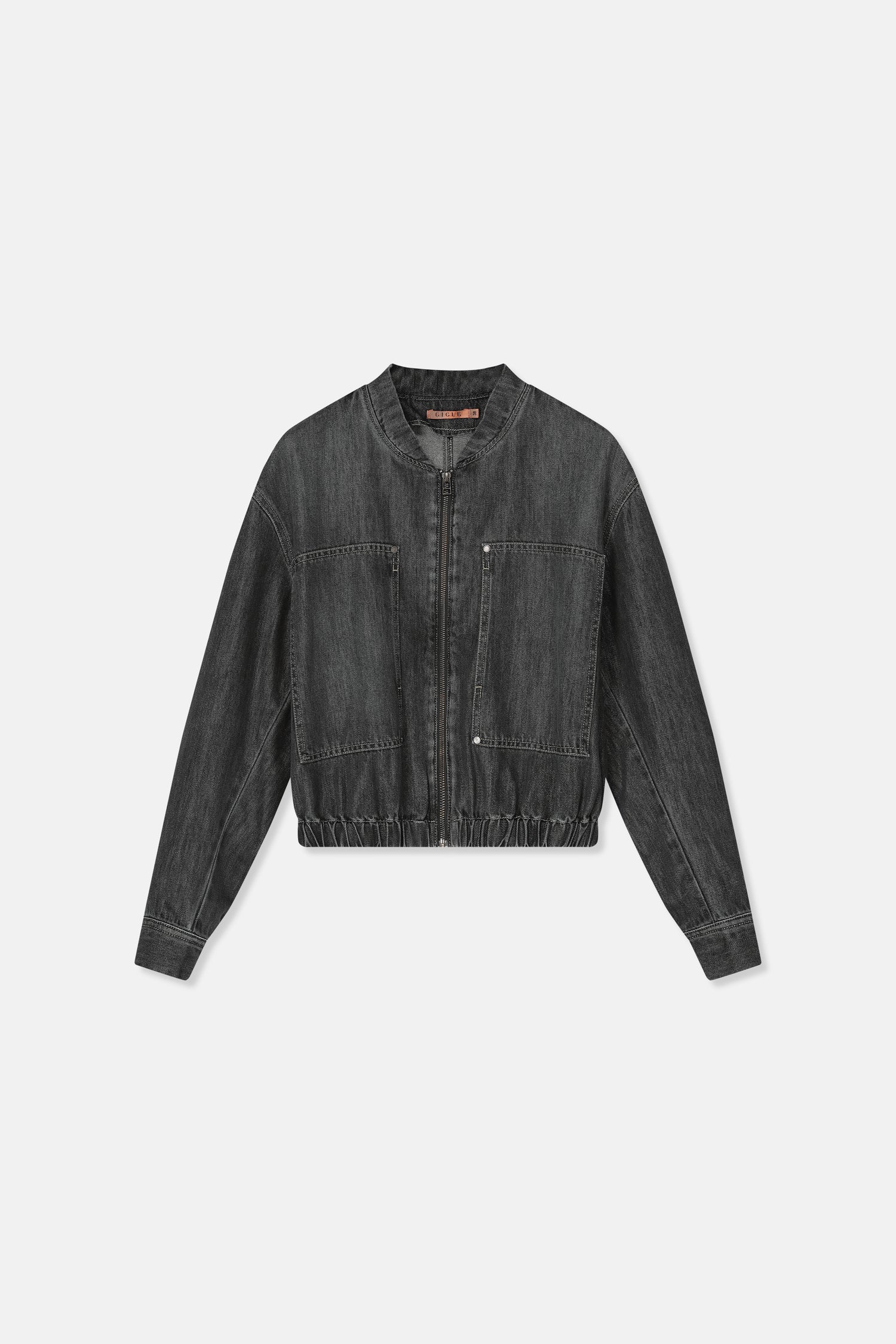 WOLSON vest donkergrijs