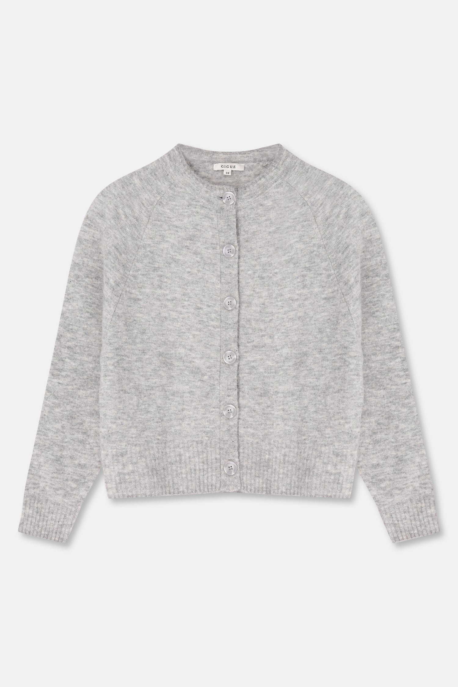 FUGU Light grey cardigan