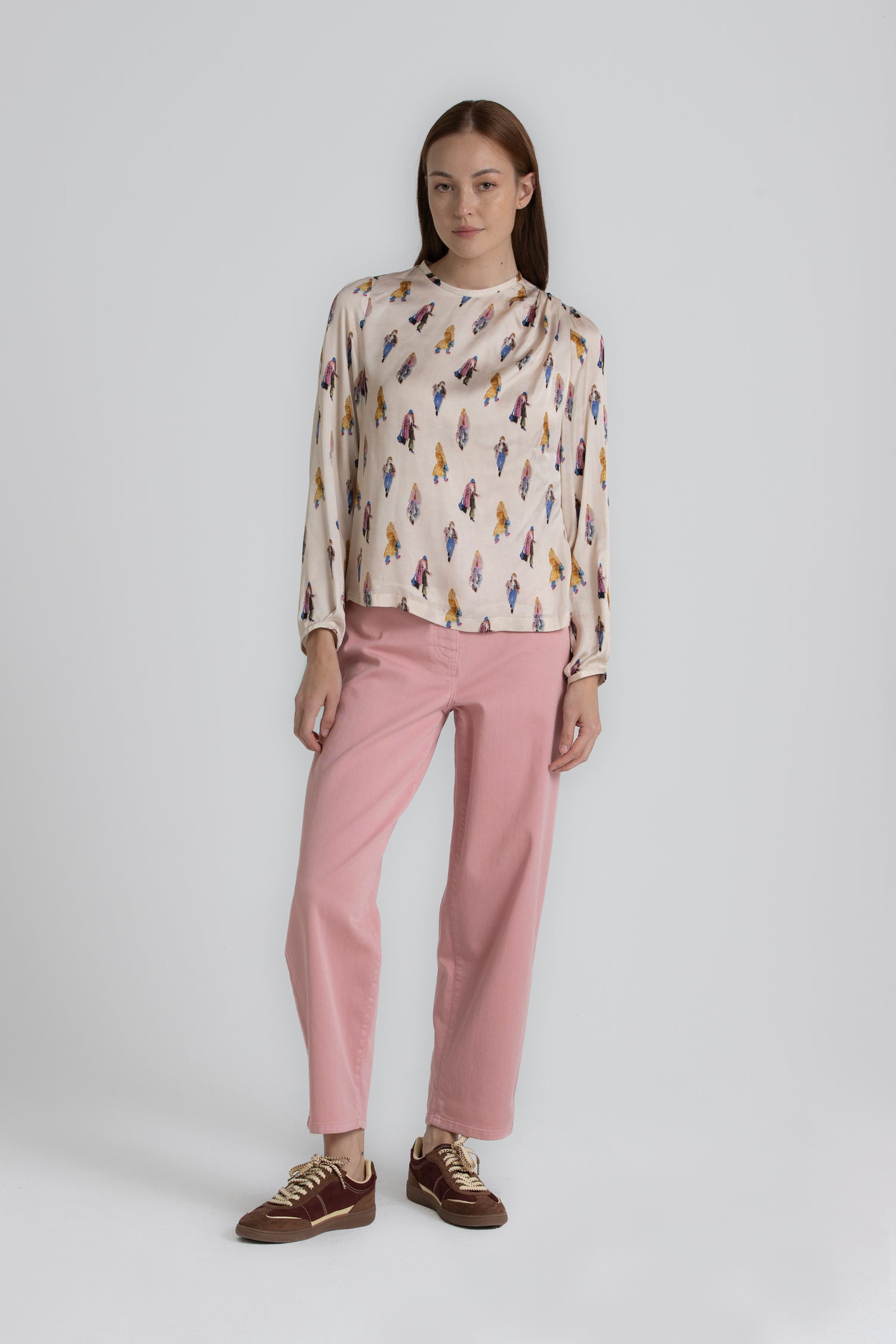 HALIA mastic top met print