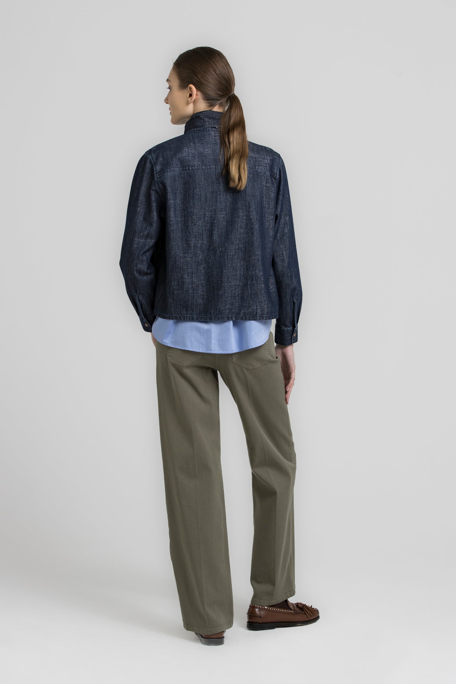 HALIFAX denim blouse