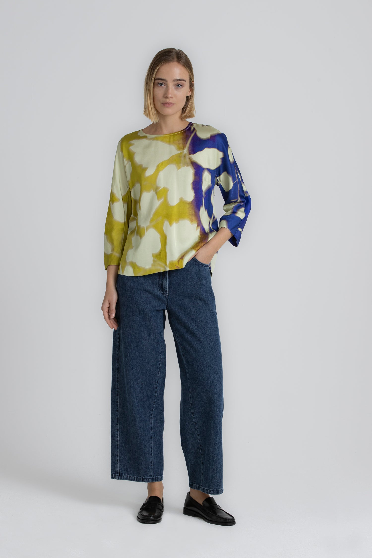 HATIKA gele print top