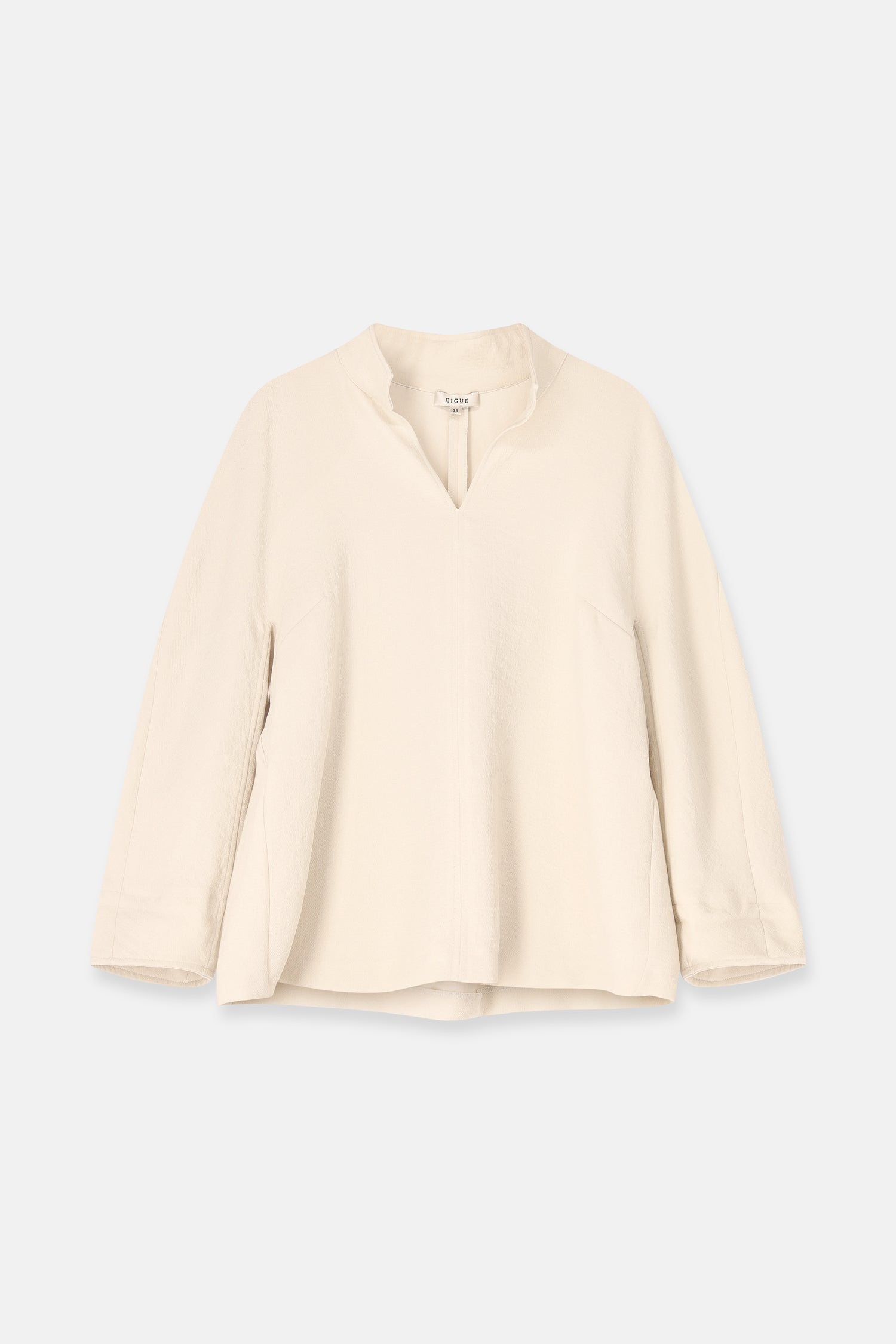 HENY Mastic blouse with stand collar