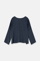 HERO Navy viscose blouse