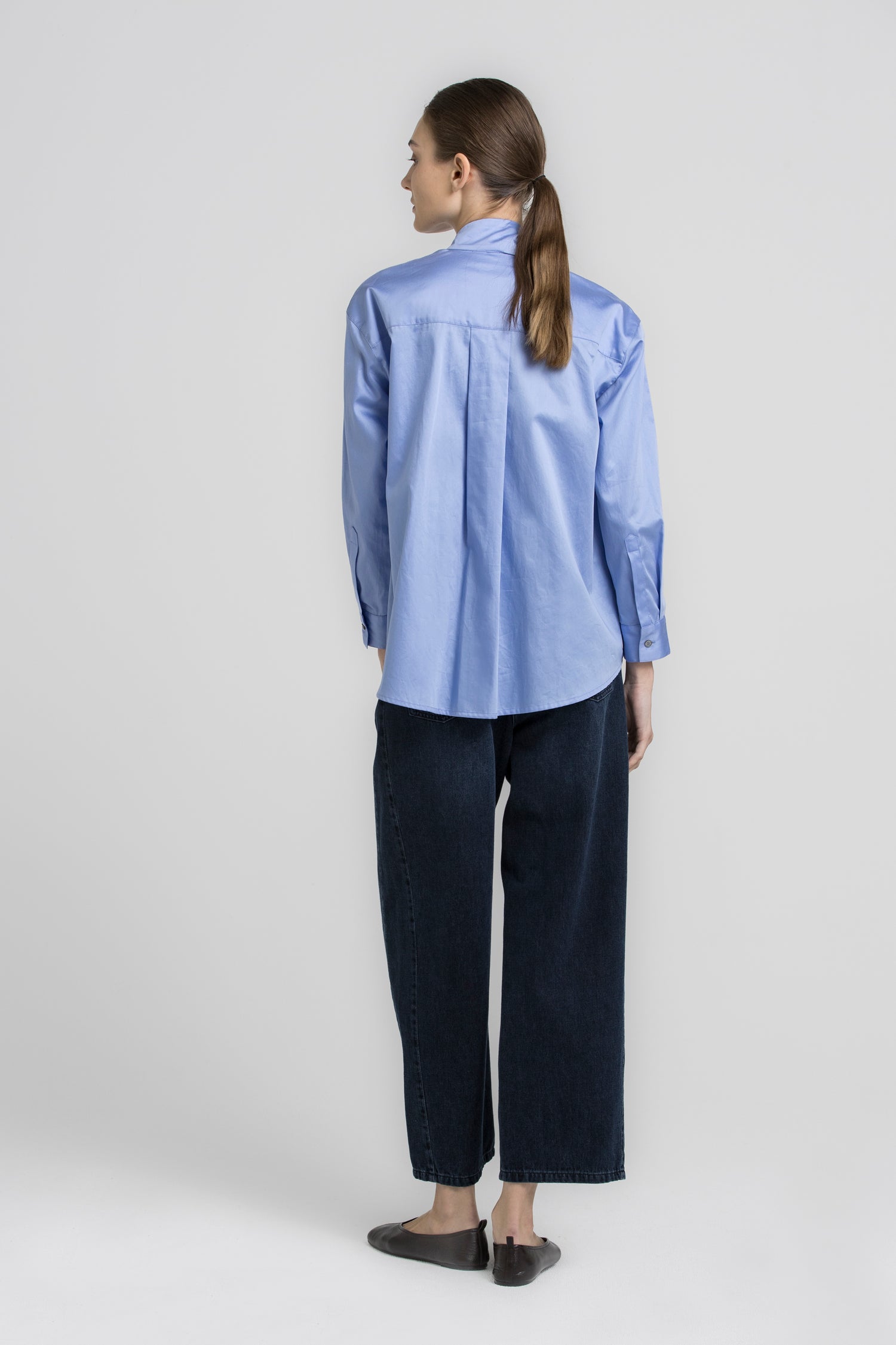 HONFLEUR blauwe blouse