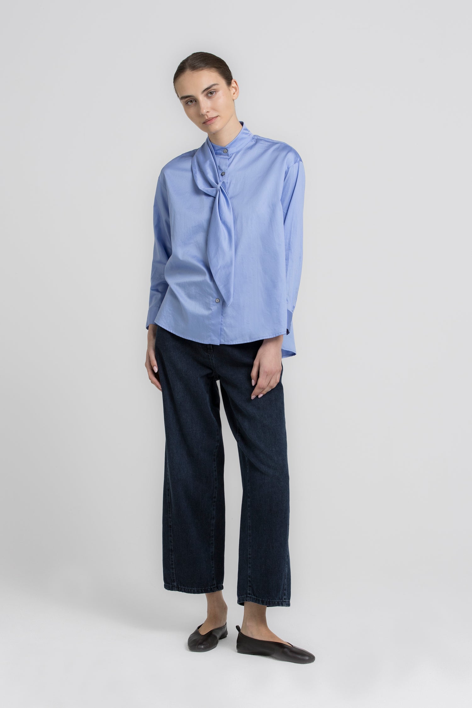 HONFLEUR blauwe blouse