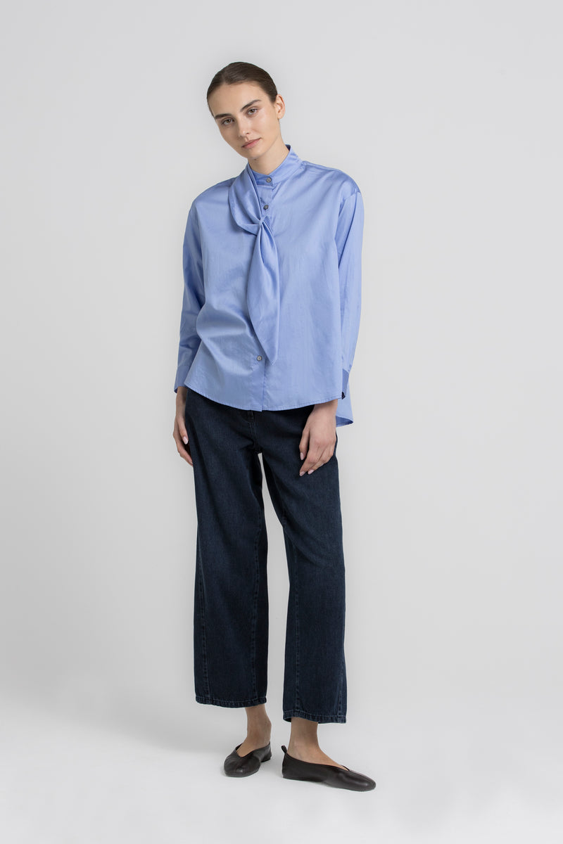 HONFLEUR blauwe blouse