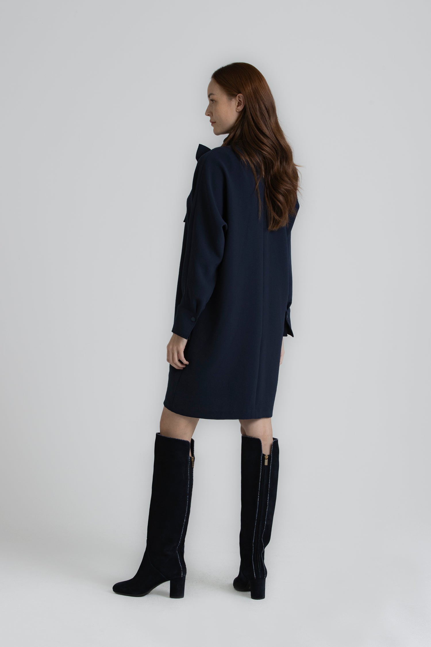 KIORA navy jurk