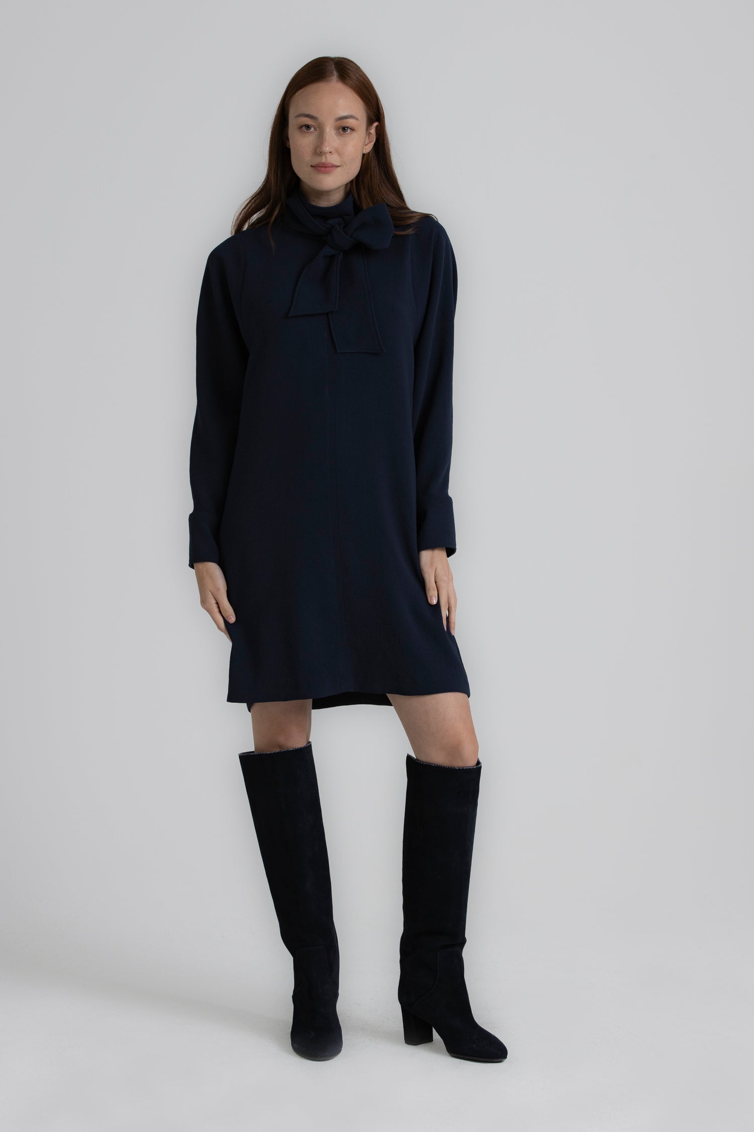 KIORA navy jurk