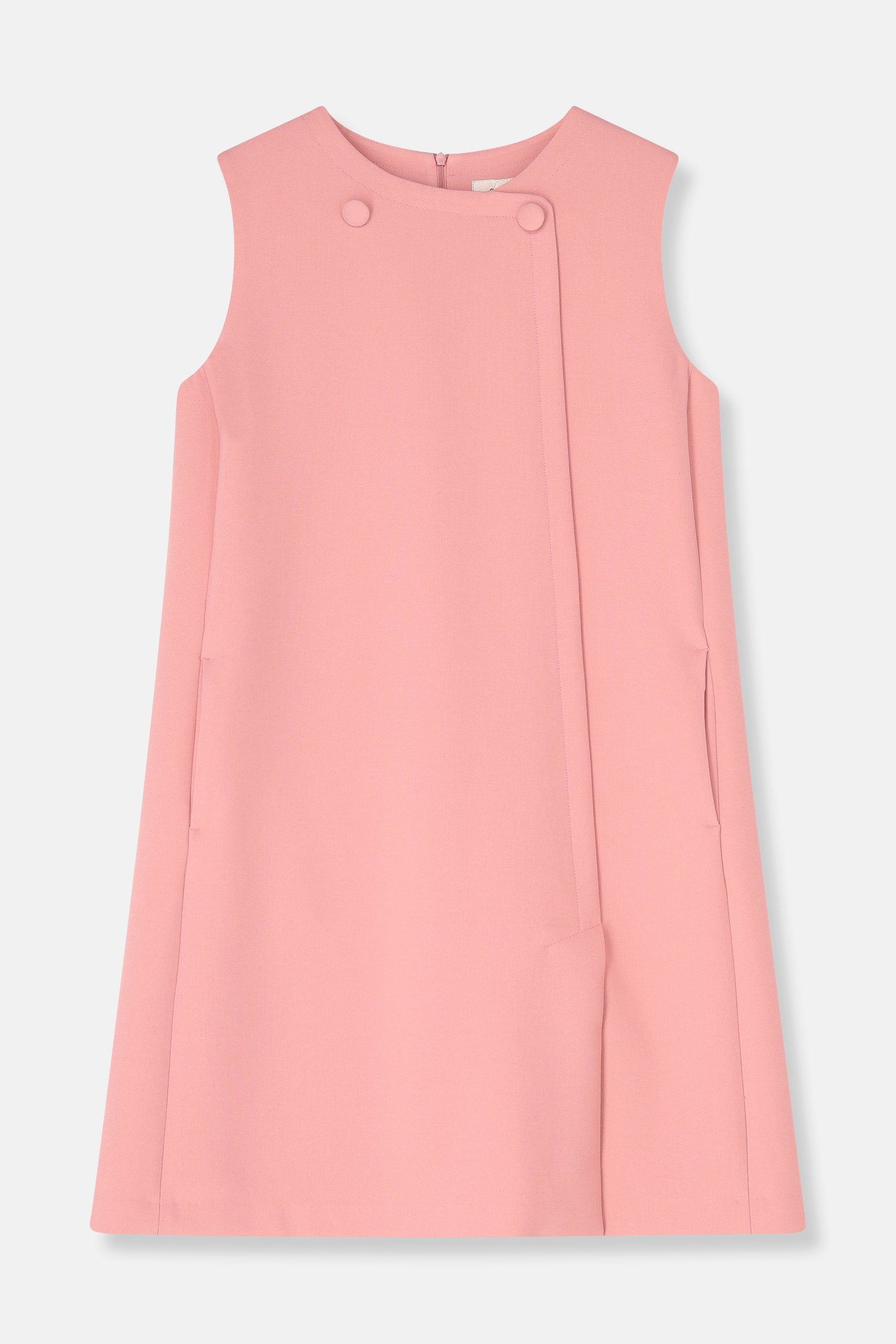 KORNER Robe ample sans manches rose