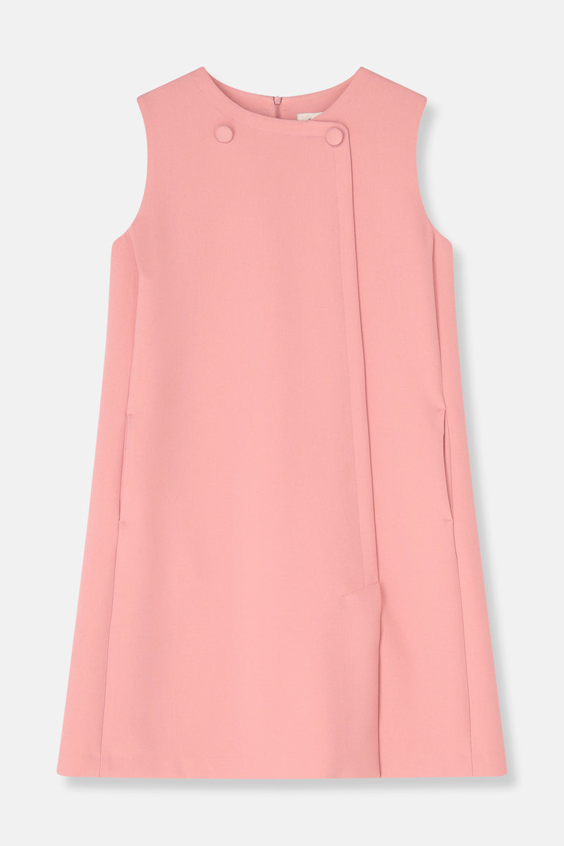 KORNER roze mouwlose jurk