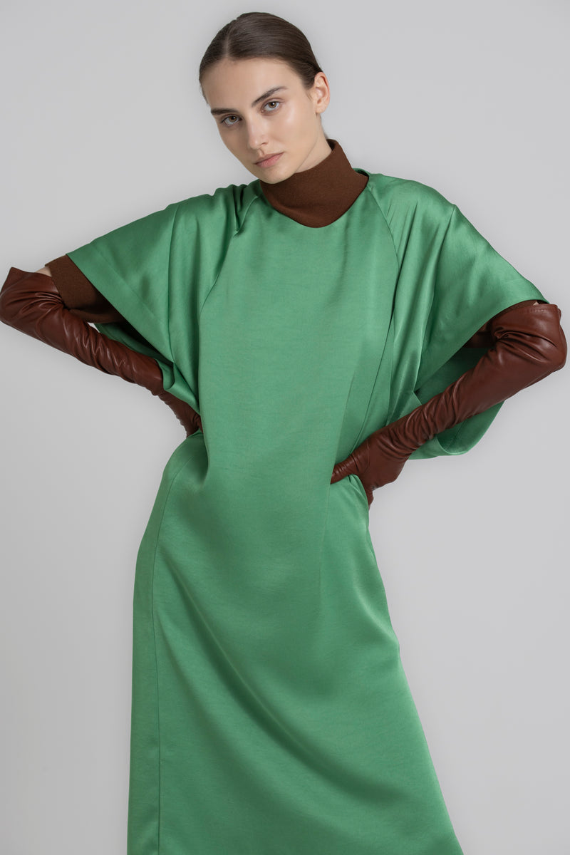 KYNAN groene jurk