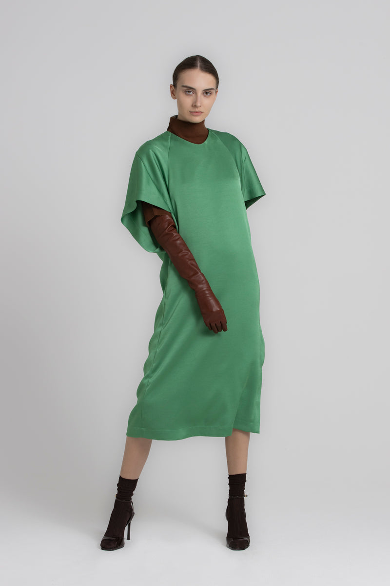 LANOO Brown polo neck jumper