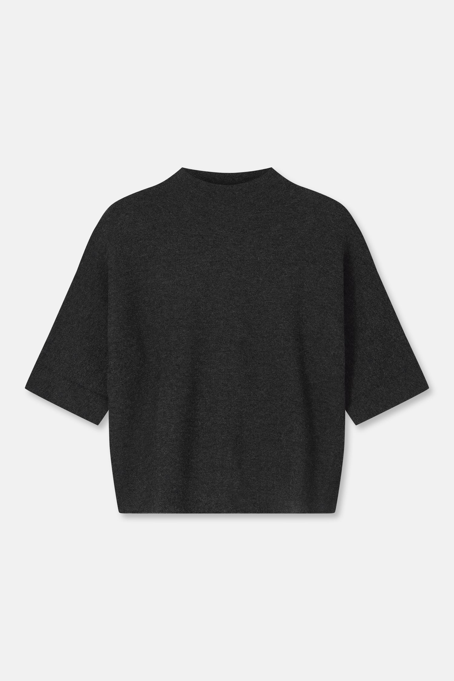 LANOO Dark grey polo neck jumper
