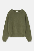 LAYS Khaki boat neck jumper