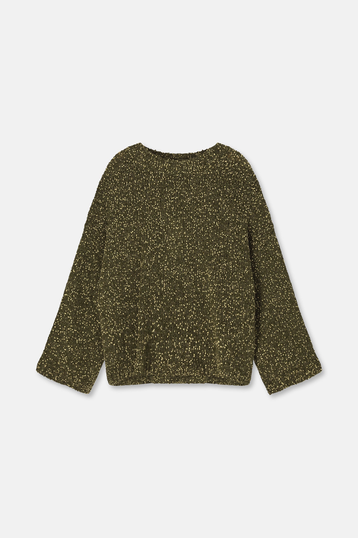 LEU Pull kaki à lurex