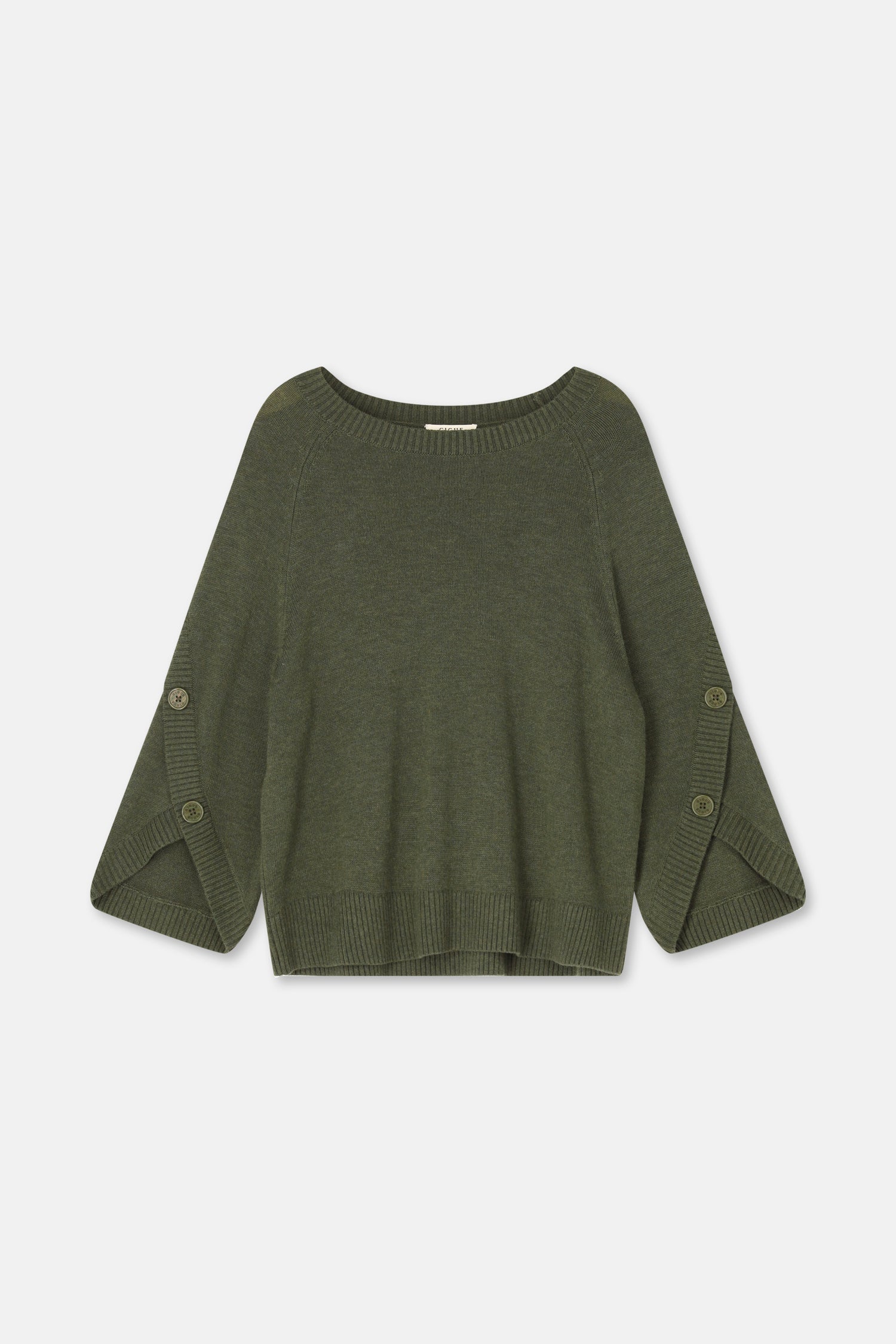 LINEA Pull-poncho kaki