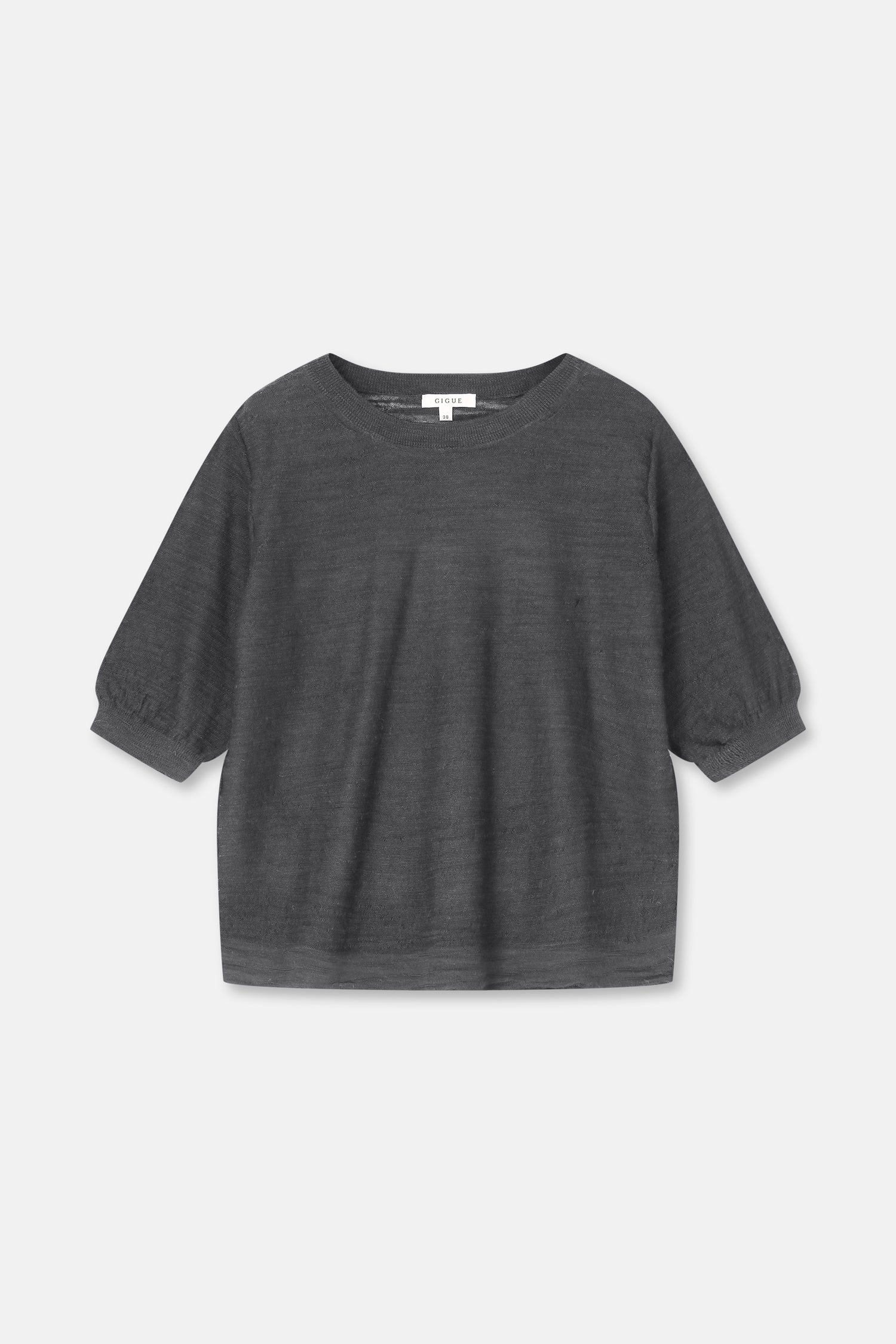 LISSE Pull gris foncé
