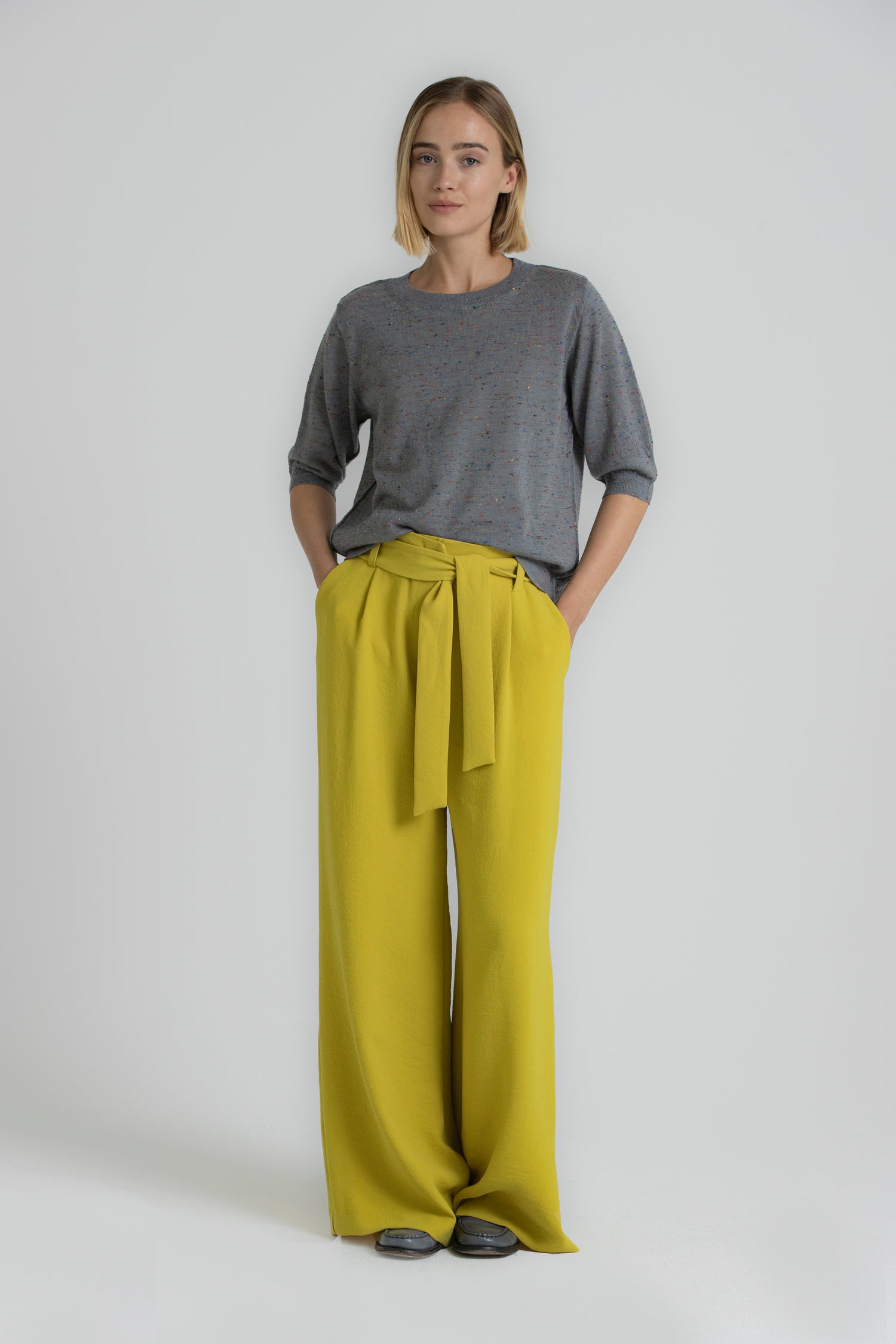 LISSE Pull gris foncé