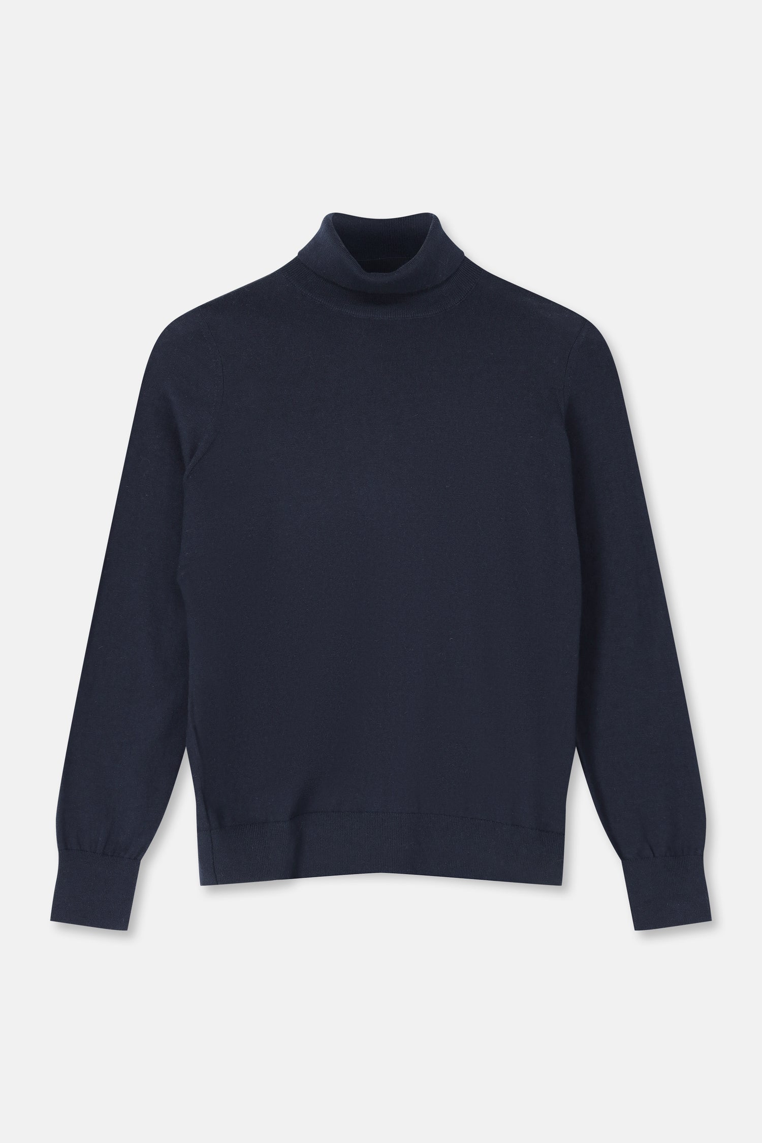 LIVIA Pull col roulé navy
