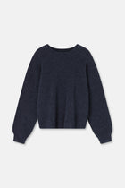 LOGAN Pull duveteux navy