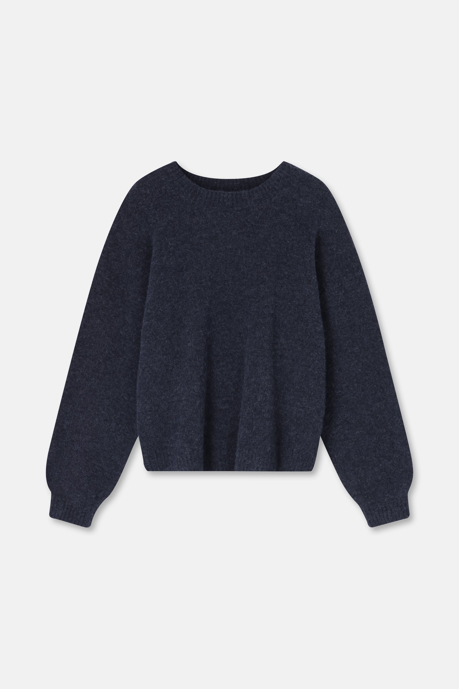 LOGAN Pull duveteux navy