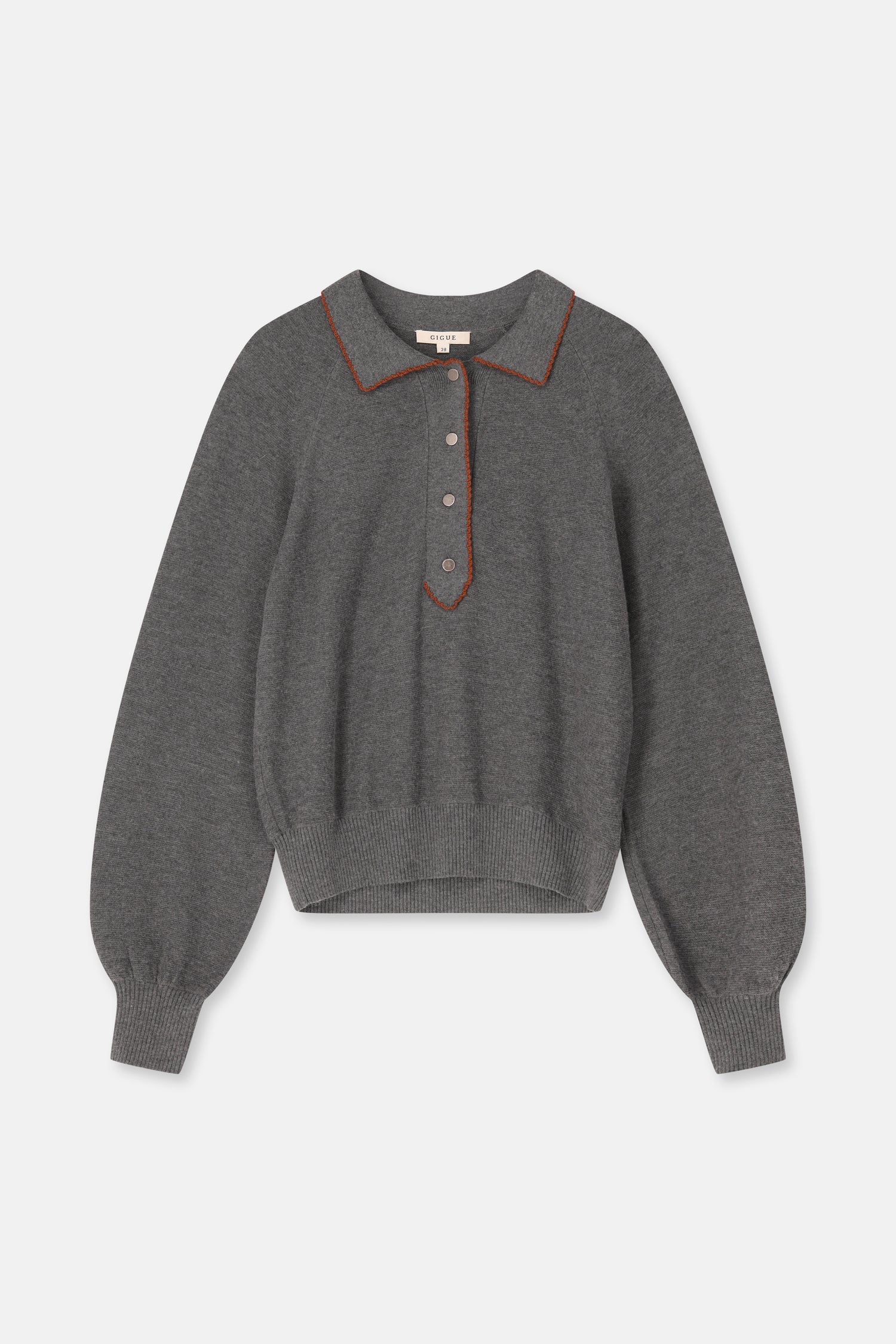 LYRA Polo gris foncé
