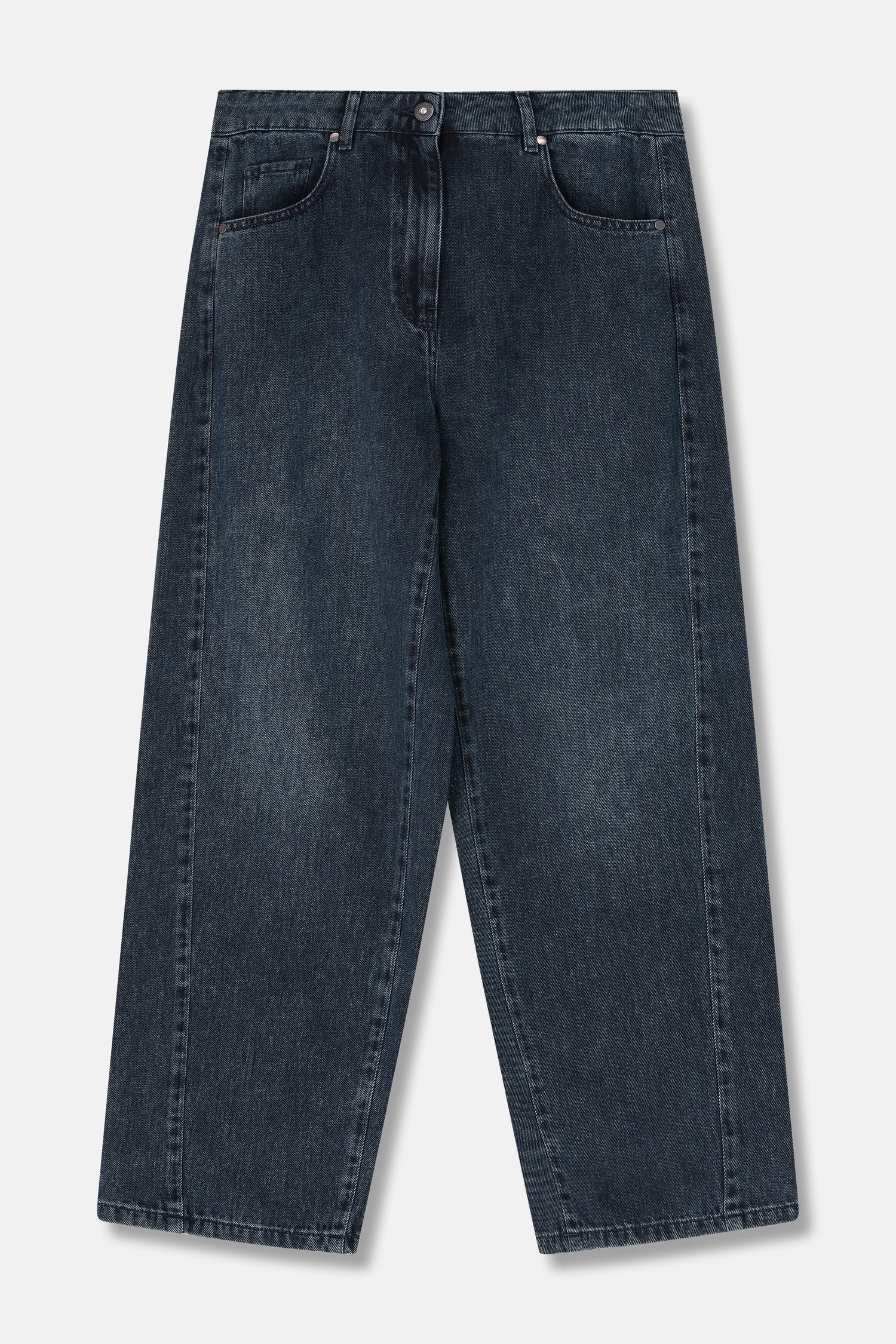 RANI Jean barrel foncé