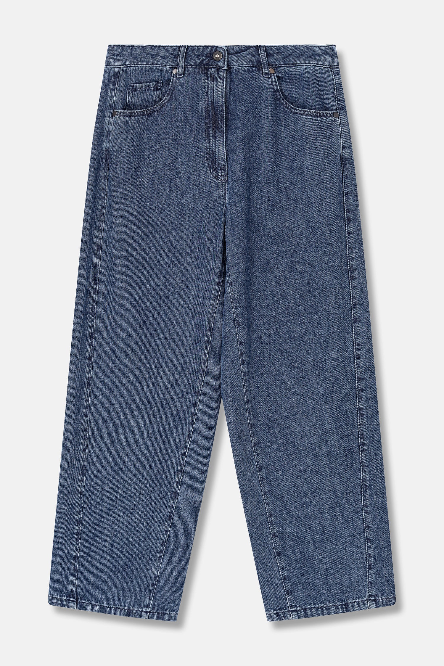 RANI blauwe barrel jeans