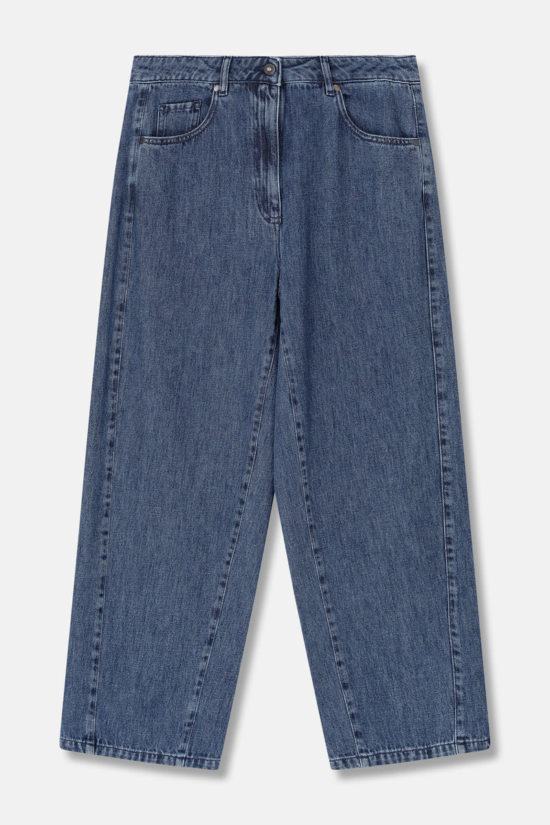 RANI blauwe barrel jeans