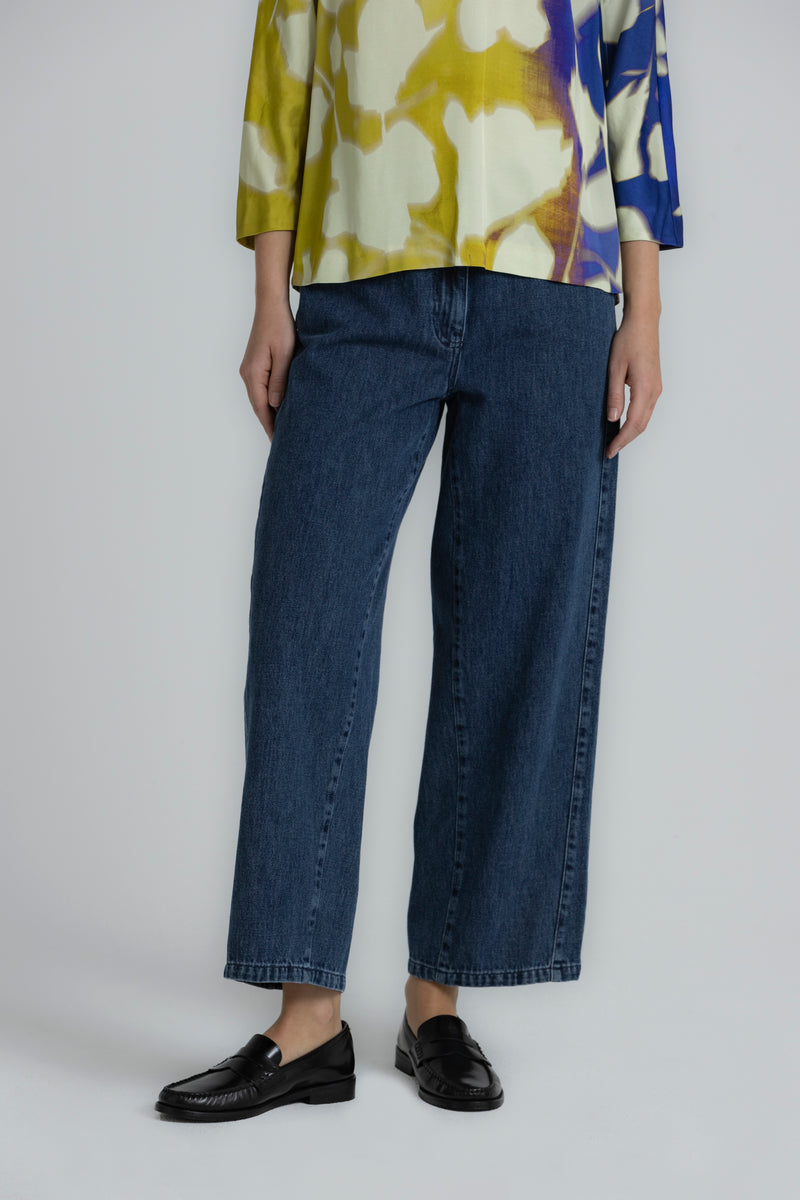 RANI blauwe barrel jeans