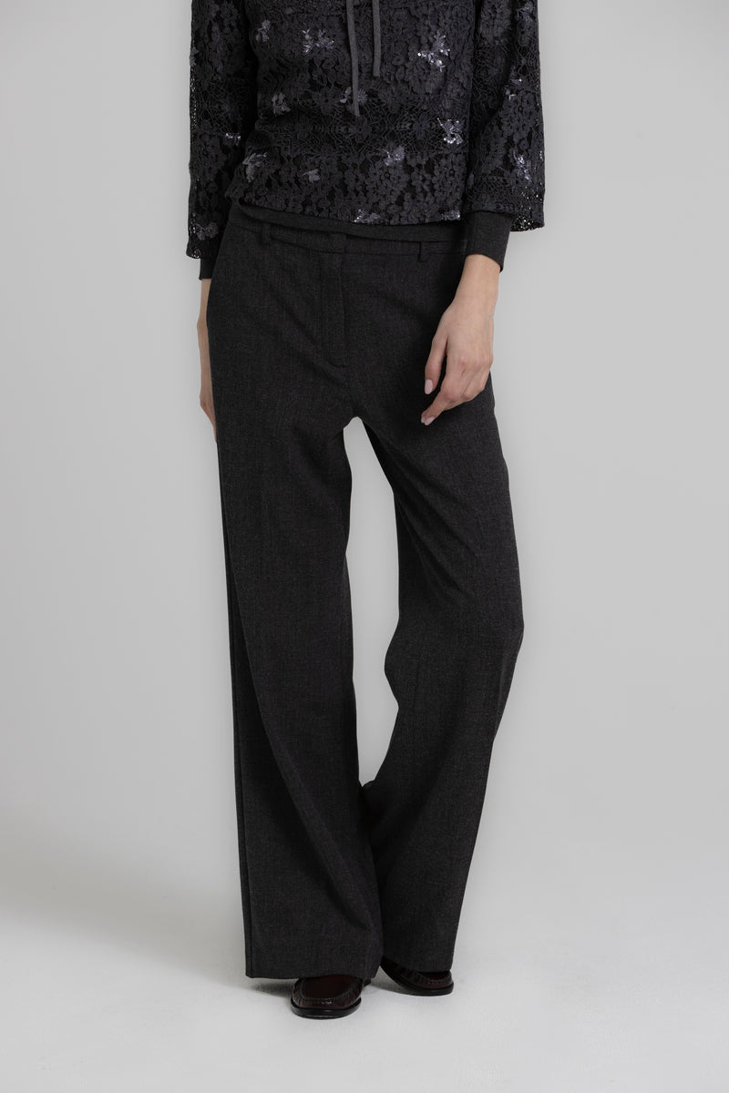 RELAM donkergrijze broek