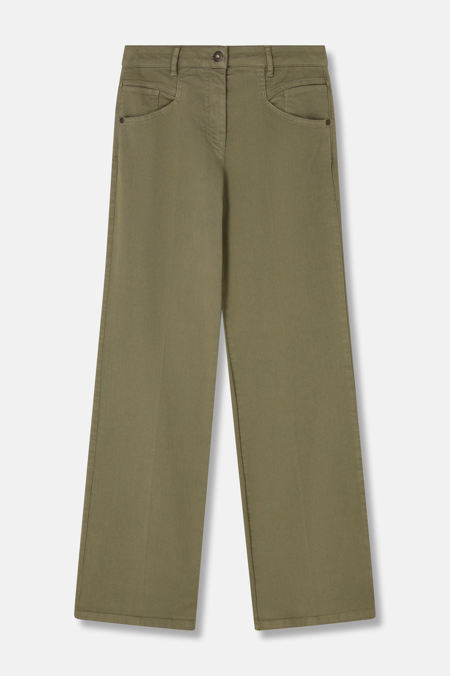 ROEZI Straight-leg khaki jeans