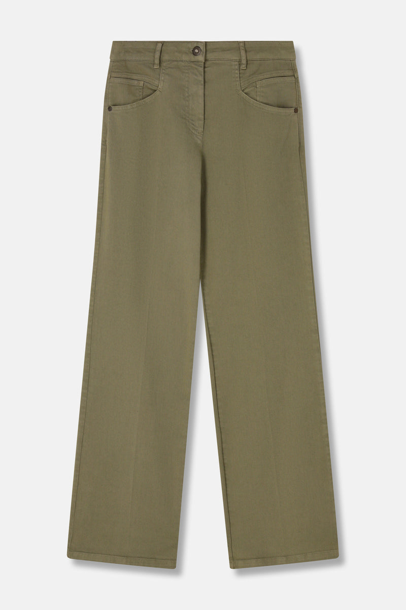 ROEZI Straight-leg khaki jeans