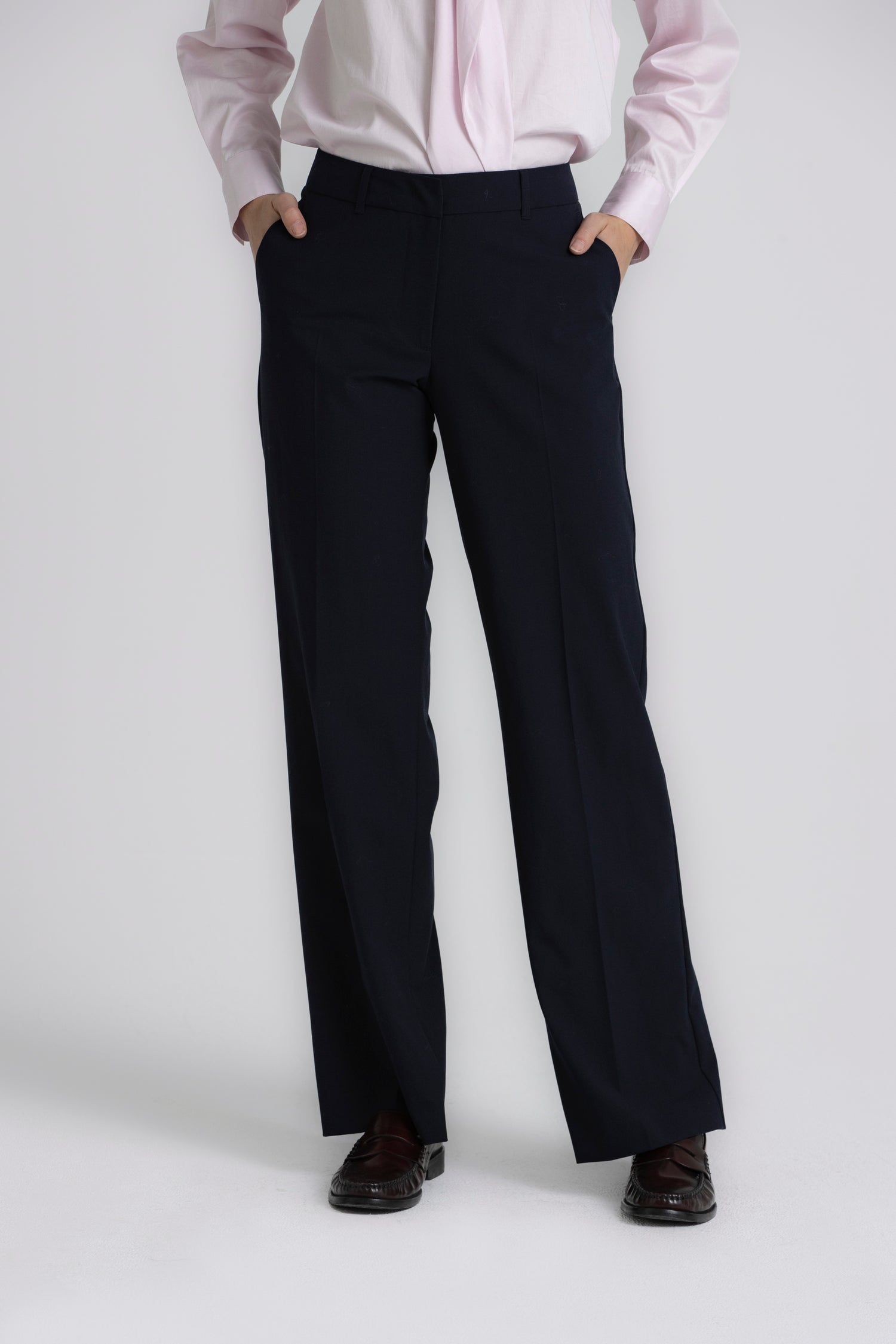 ROLADO navy broek